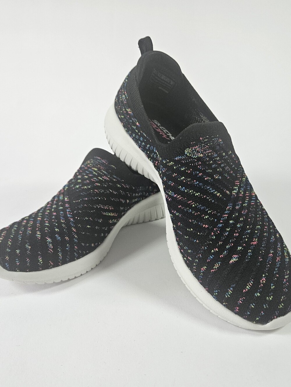 Skechers Ultra Flex Women's Sz 8.5 Sky's The Limit Black Multicolor